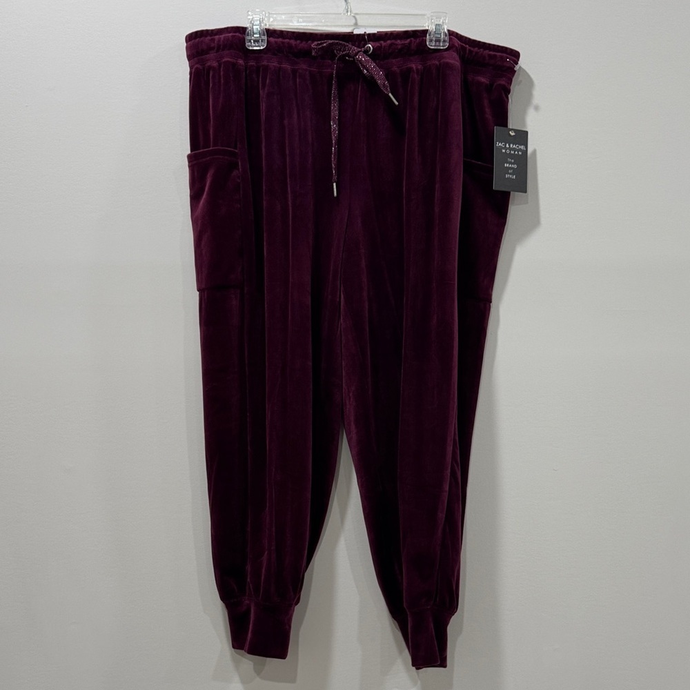 Zac & Rachel Dark Purple Jogger Pants
